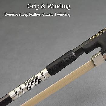 Amazon | VINGOBOW テクスチャーカーボン弓 バイオリン用 Texture